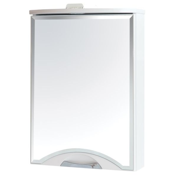 Зеркальный шкаф Аква Родос Глория 55 см с подсветкой L/R