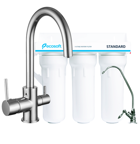 Комплект IMPRESE DAICY-U 55009-U+FMV3ECOSTD смеситель для кухни Ecosoft Standart система очистки воды (3х ступенчатая)