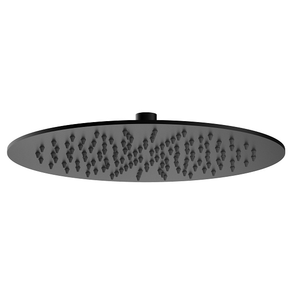 Верхний душ Volle 300х4 мм, черный мат круглая 16008105
